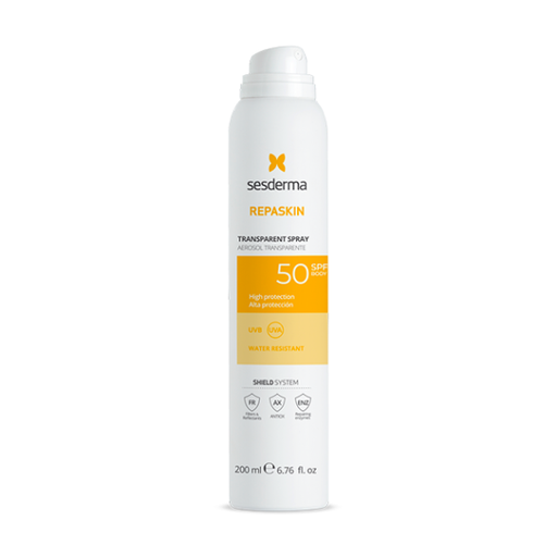 [500450] Repaskin Aerosol Transparente Spf 50+ 200 Ml. - Sesderma