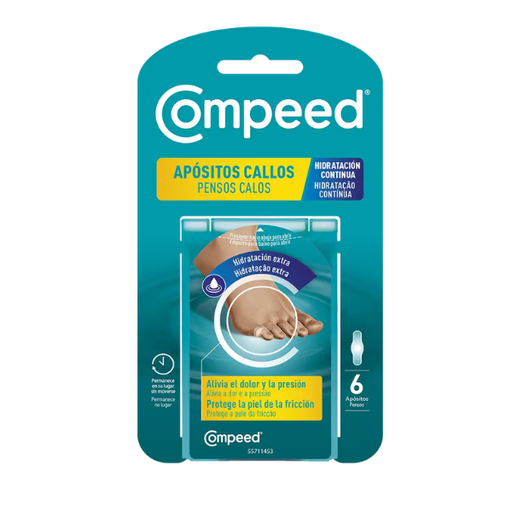 [600077] Apósitos Callos Hidratación Extra 6 Uds. - Compeed