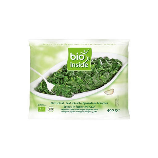 [400481] Espinacas En Hojas Bio 400 G. - Bio Inside