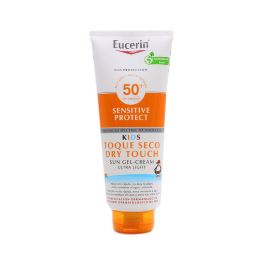 [600081] Pack Sun Kids Toque Seco Gel Crema Fps 50+ 200 Ml. + Regalo Roll On - Eucerin