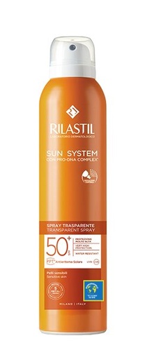 [500479] Spray Solar 50+Transparente 200 Ml. - Rilastil