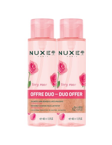 [500487] Duplo Agua Micelar Calmante Very Rose 2 X 400 Ml. - Nuxe
