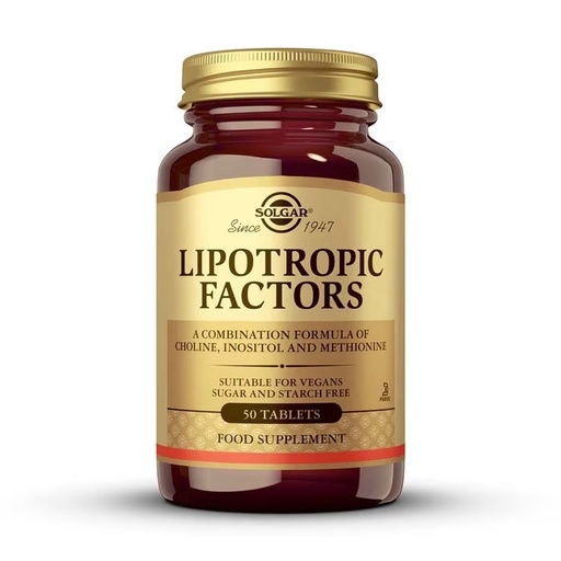 [300423] Factores Lipotrópicos 50 Tabletas - Solgar