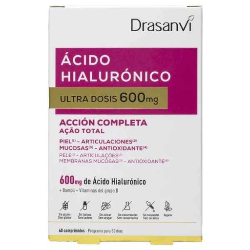 [300432] Ácido Hialurónico 60 Comprimidos - Drasanvi