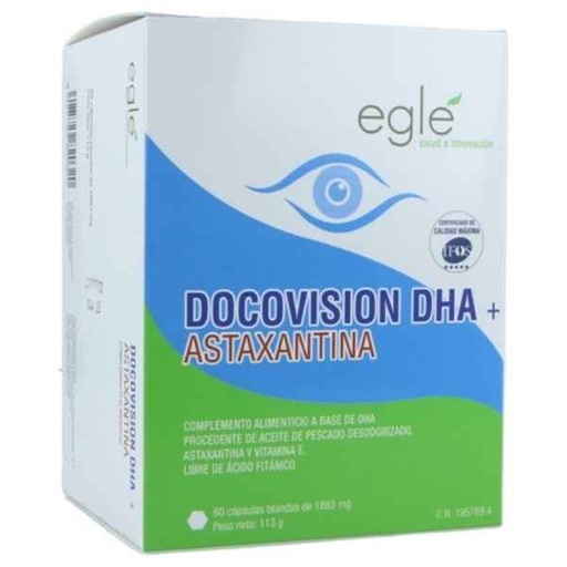 [300441] Docovision Dha Astaxantina 60 Cápsulas - Egle