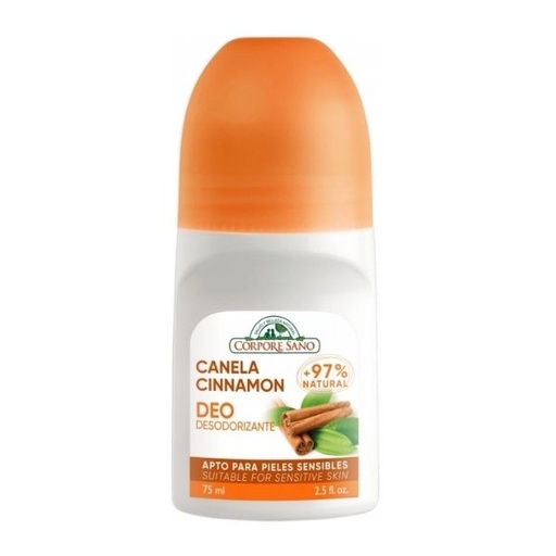 [500521] Desodorante Roll On Canela Bio 75 Ml. - Corpore Sano