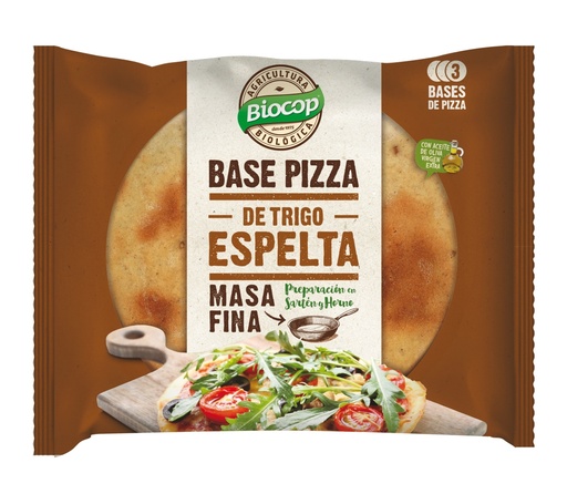[400524] Base Pizza Masa Fina Espelta 390 G. Bio - Biocop