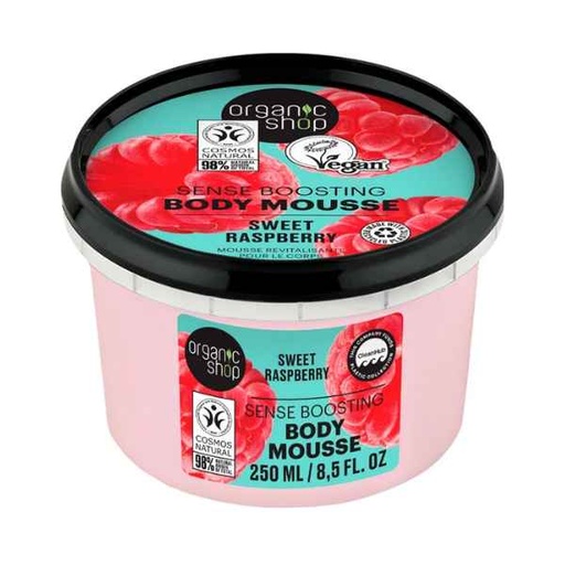 [600100] Mousse Corporal Renovador Frambuesa 250 Ml. - Organic Shop