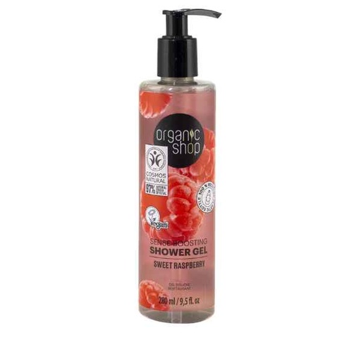 [600102] Gel De Ducha Renovador De Frambuesa 280 Ml. - Organic Shop
