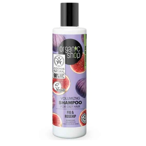[600112] Champú Voluminizador Cabello Graso Higo Y Escaramujo 280 Ml. - Organic Shop