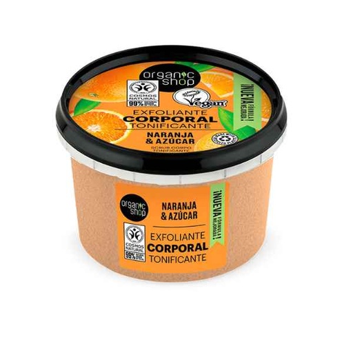 [600114] Exfoliante Corporal Tonificante Naranja 250 Ml. - Organic Shop