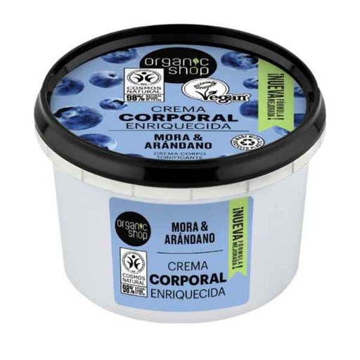 [600115] Crema Corporal Enriquecida Mora Y Arándano 250 Ml. - Organic Shop