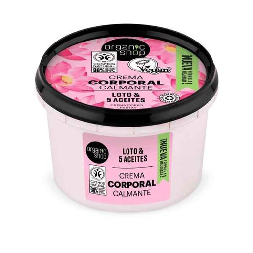 [600116] Crema Corporal Calmante Loto 250 Ml. - Organic Shop