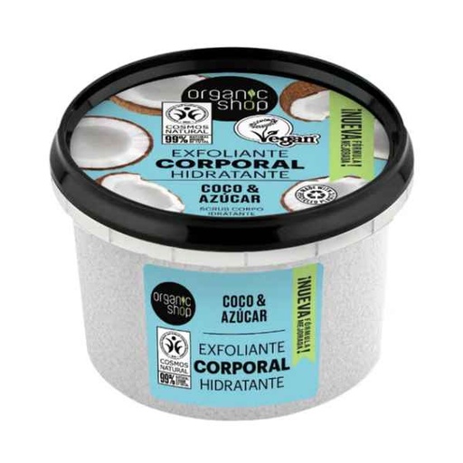 [600117] Exfoliante Corporal Hidratante Coco 250 ml. - Organic Shop