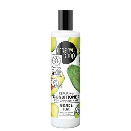 [600118] Acondicionador Reparador Cabello Dañado Aguacate Y Oliva 280 Ml. - Organic Shop