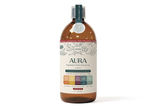 [300484] Aura Suplemento Alimenticio 1L. Sabor Maracuyá - Herbora