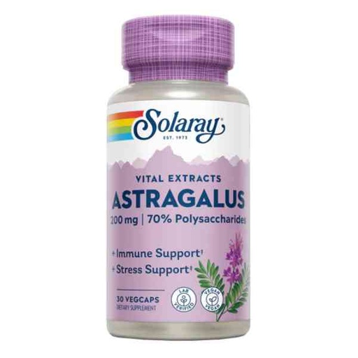 [300486] Astragalus 200 Mg. 30 Vegcáps - Solaray