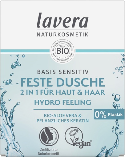 [600158] Gel Ducha & Champú Sólido 2 En 1 50 G. - Lavera