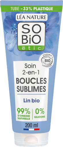 [600156] Acondicionador Rizos 2 En 1 Lino Bio & Vitamina F 200 Ml. - So Bio