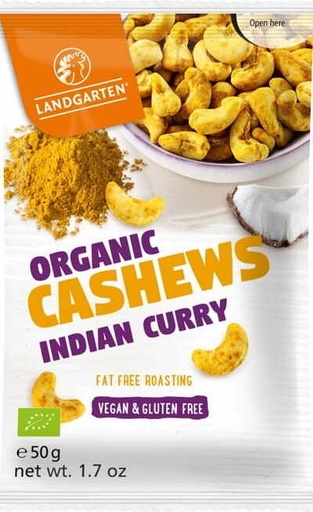 [400550] Anacardos Ecológicos Con Curry 50 G. - Landgarten