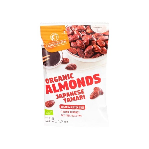 [400552] Almendras Ecológicas Con Salsa Tamari 50 G. - Landgarten