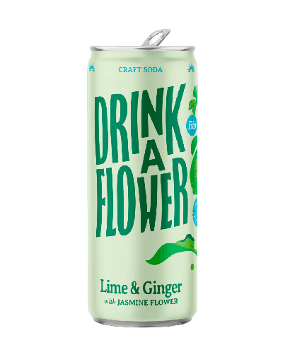 [400556] Bebida Infusionada Jengibre Con Lima 250 Ml. Bio - Drink A Flower