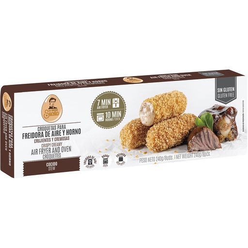 [500536] Croquetas De Cocido 240 G. Sin Gluten - La Cocina De Senen