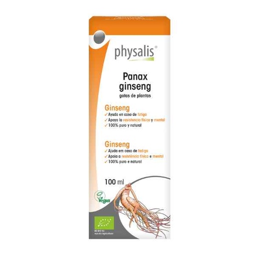 [300511] Panax Ginseng Extracto Hidroalcohólico Bio 100 Ml. - Physalis
