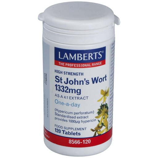 [300508] Hierba De San Juan 120 Tabletas 2329 Mg. (Hipericina 1000 µg) - Lamberts
