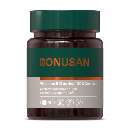 [300549] Vitamina B12 Activa 1000 Complex 60 Comprimidos - Bonusan