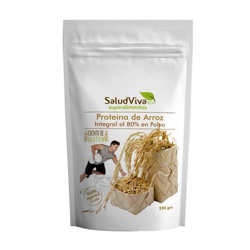 [300568] Proteína De Arroz 80% Eco 250 G. - Saludviva