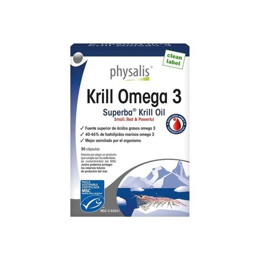 [300571] Krill Omega 3 30 Perlas - Physalis