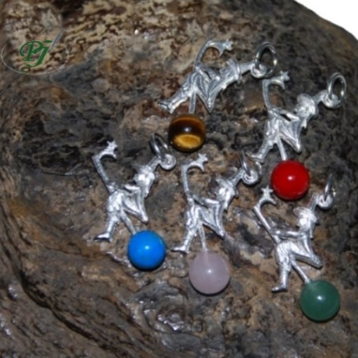 [10459] Colgante Bruja Colores Variados