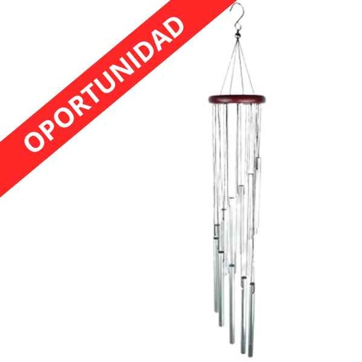 [10760] Campana Viento Espiral Mística Turquesa - Tierra Zen