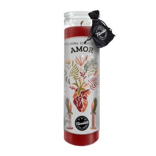 [100692] Veladora Ritualizada Amor - Trinidad