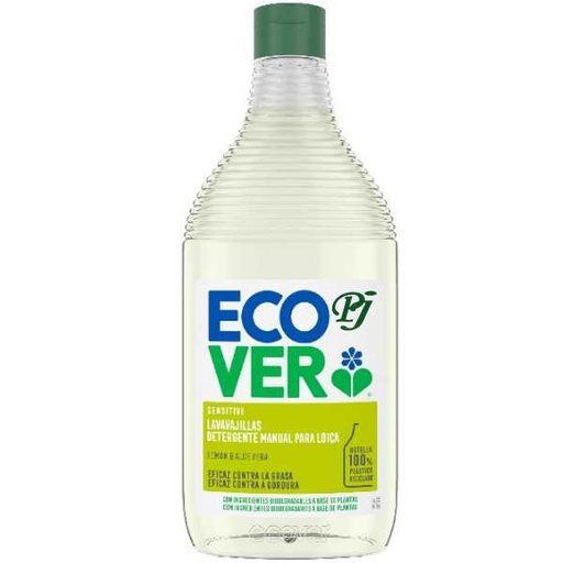 [12340] Lavavajillas Limón+Aloe 450 Ml. - Ecover