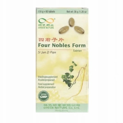 [053081] Fórmula China 21 Four Nobles Form Gastritis Ulcerosa (Si Jun Zi Pian) 60 Tabletas - Green Nature