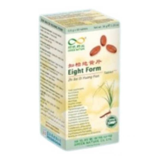 [053080] Fórmula China 20 Eight Form Diurético Infección (Zhi Bai Di Huang Pian) 60 Tabletas - Green Nature