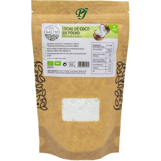 [060006] Leche De Coco En Polvo Bio 200 G. - Eco Salim