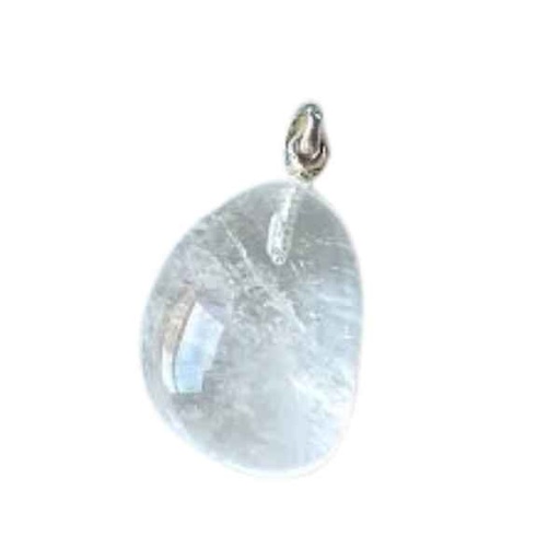 [100456] Colgante Rodado Cuarzo Plata - Prominer