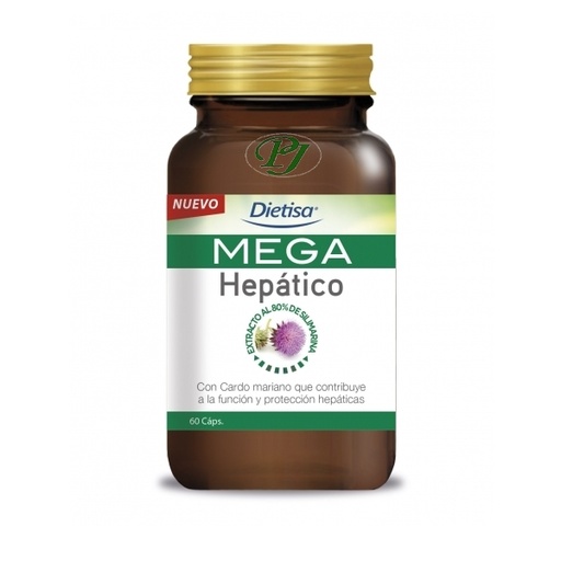 [0501564] Mega Hepático 60 Cápsulas - Dielisa