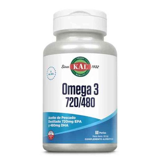 [0501686] Omega 3 720/480 60 Perlas - Kal