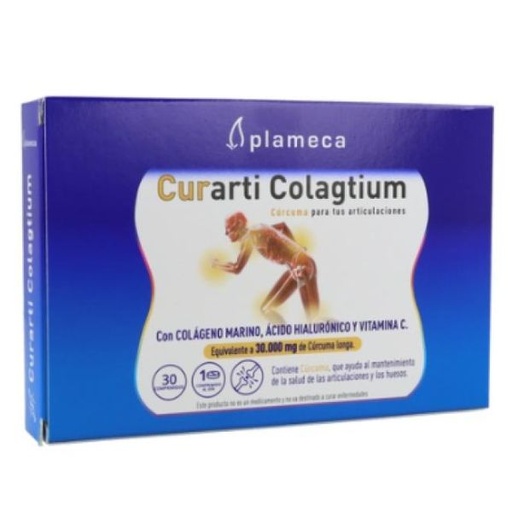 [0501740] Curarti Colagtium 30 Cápsulas - Plameca