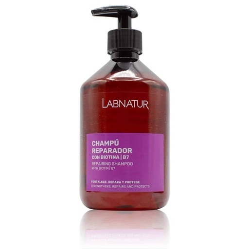 [189133] Champú Reparador Con Biotina 500 Ml. - Labnatur