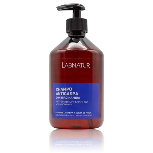[189132] Champú Anti Caspa Con Niacinamida 500 Ml. - Labnatur
