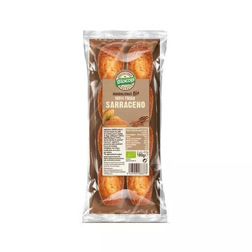 [205731] Magdalenas 100% Trigo Sarraceno 180 G. - Biocop