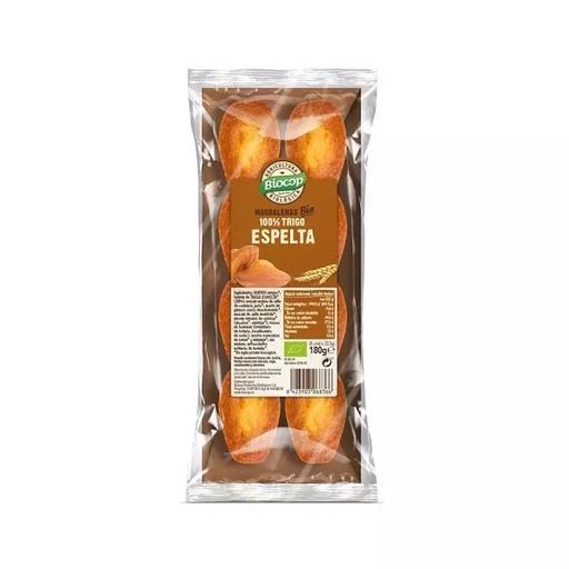 [205732] Magdalenas 100% Trigo Espelta 180 G. - Biocop