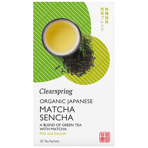 [012028] Té Verde Con Matcha 20 x 36 G. - Clearspring