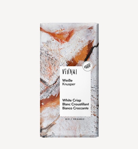 [205709] Chocolate Blanco Con Arroz Inflado 100 Gr Vivani