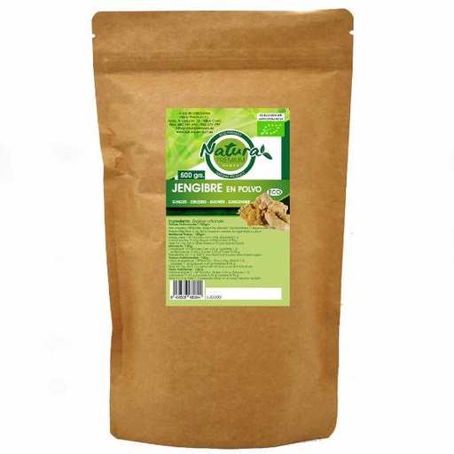[09218] Jengibre En Polvo 500 G. Bio - Natura Premium